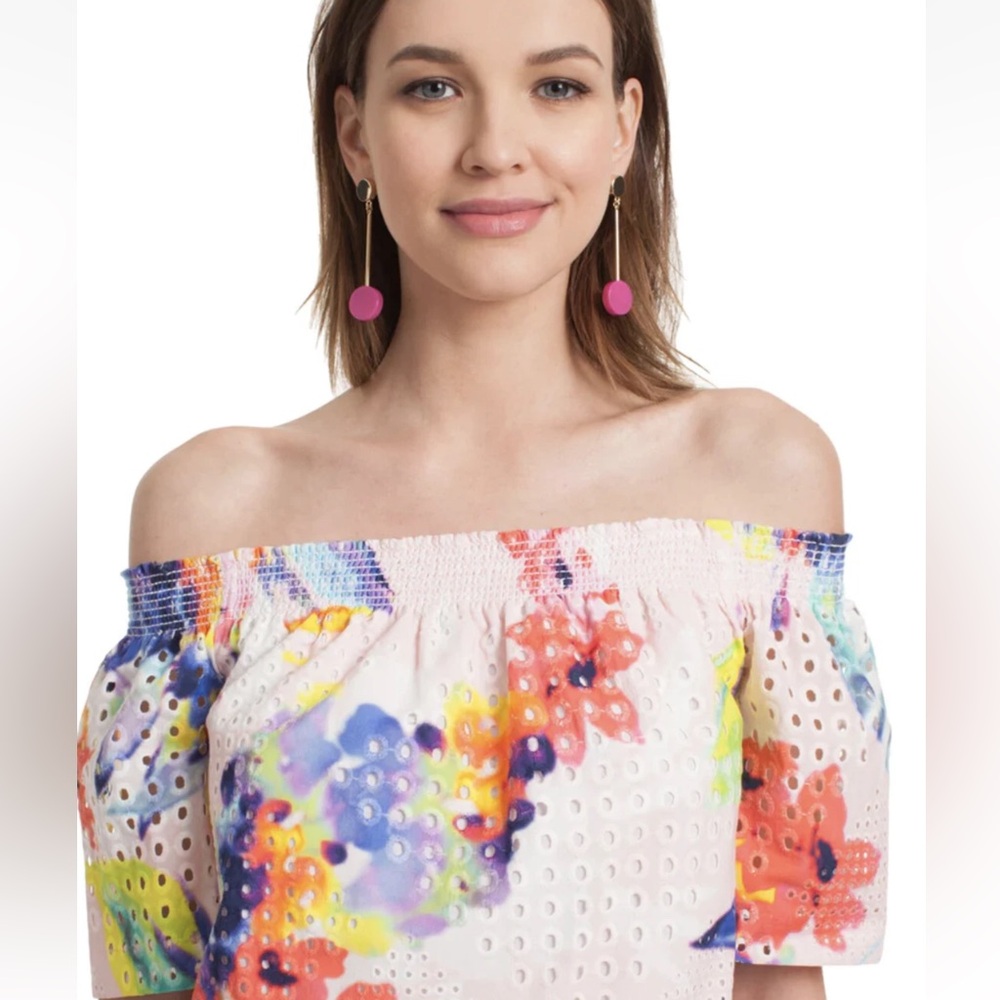 TRINA TURK Savilla Eyelet Dress - Picture 6 of 11